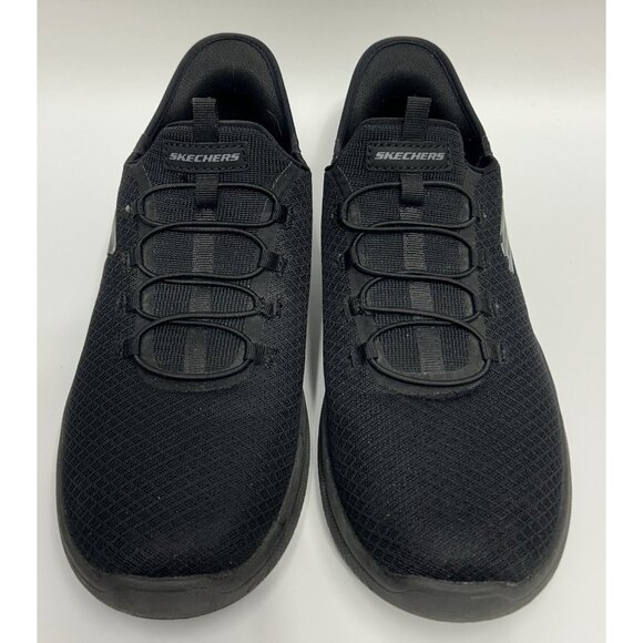 Skechers Slip Ins Work Shoes Summits Women’s 11 Black Slip Resist Hands Free EUC - Picture 4 of 9